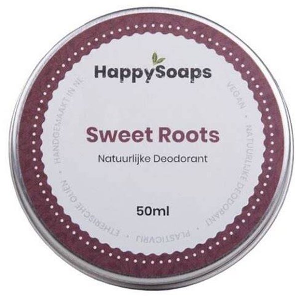 HappySoaps Sweet Roots Veganistische Deodorant 50g