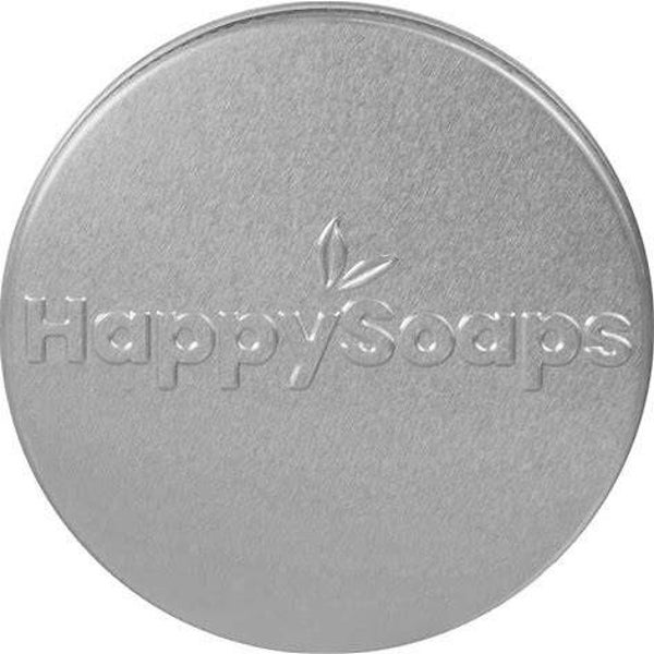 Opberg- en reiscontainer voor shampoobars van HappySoaps van theveganist