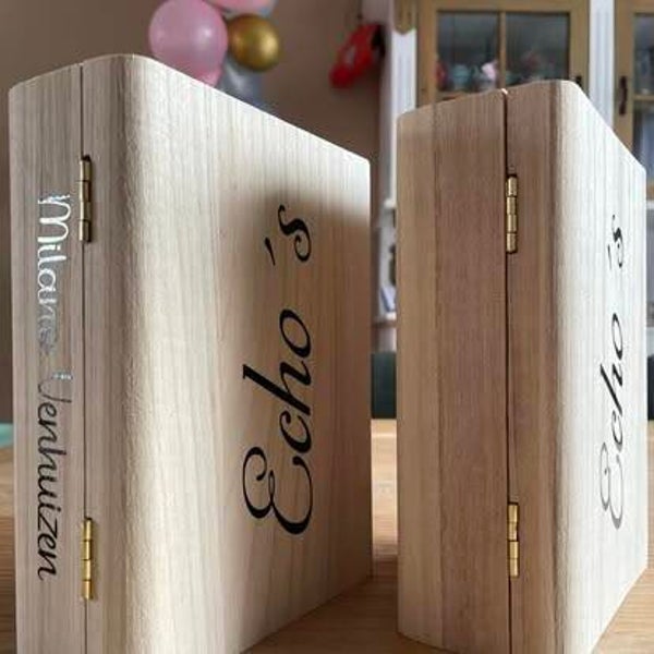 Bewaarkistje hout echo's