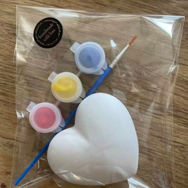 verf setje met hartje