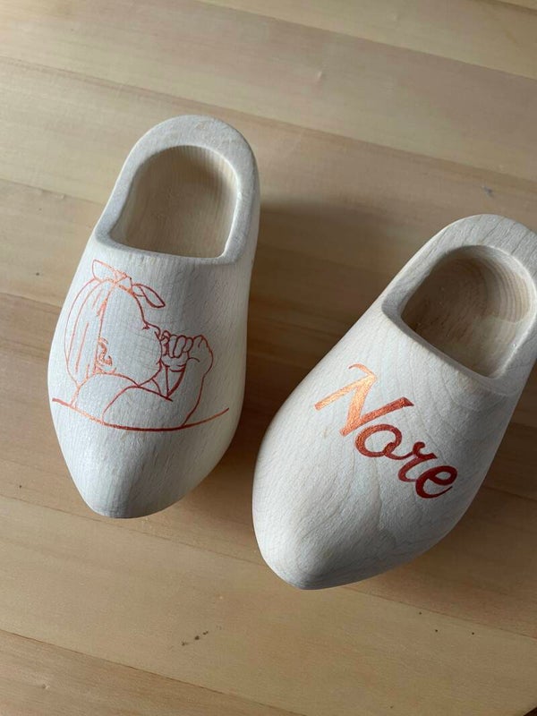 Geschilderde klompjes