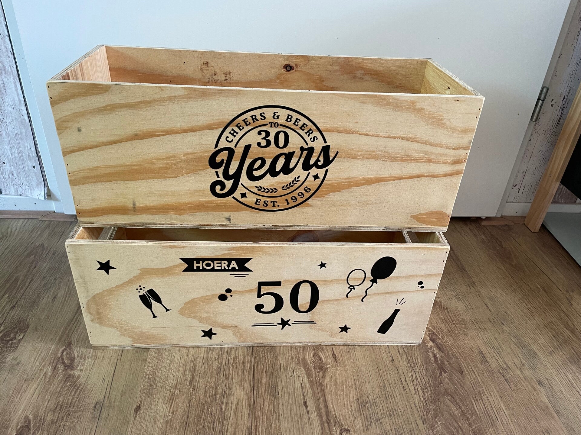 Houten kratjes