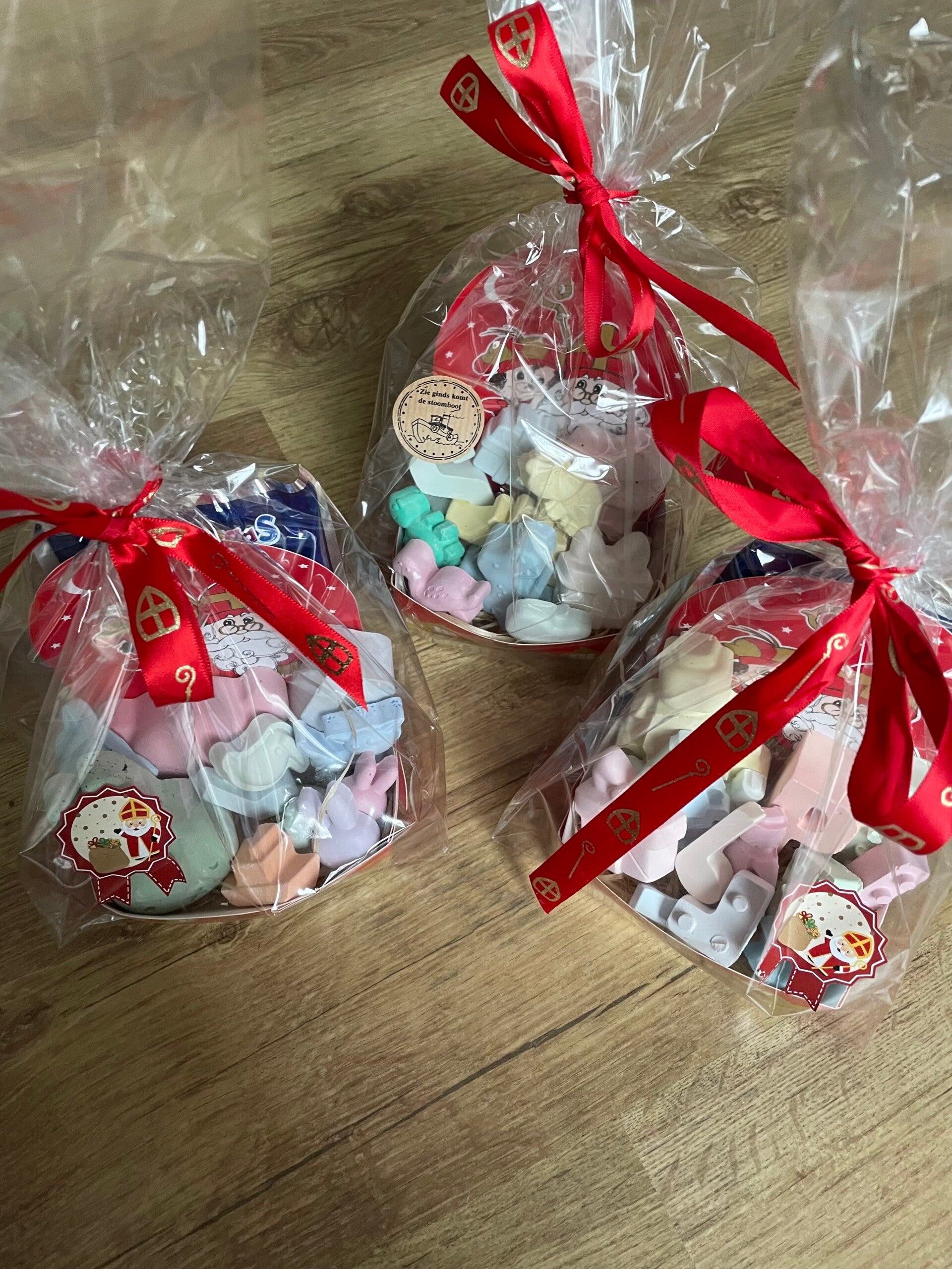 Stoepkrijt in Sint bakje met of zonder boekje