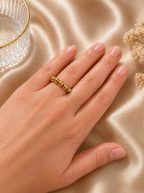 Aurora Beaded Ring