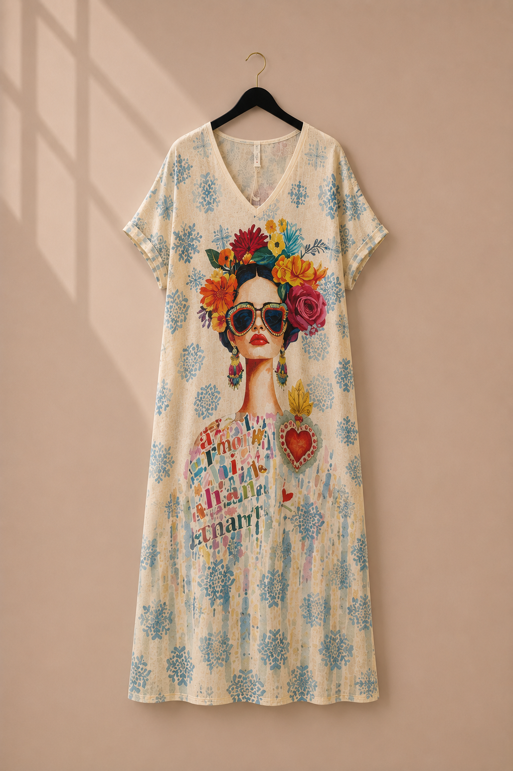 BOHO JURK LUREX LANG