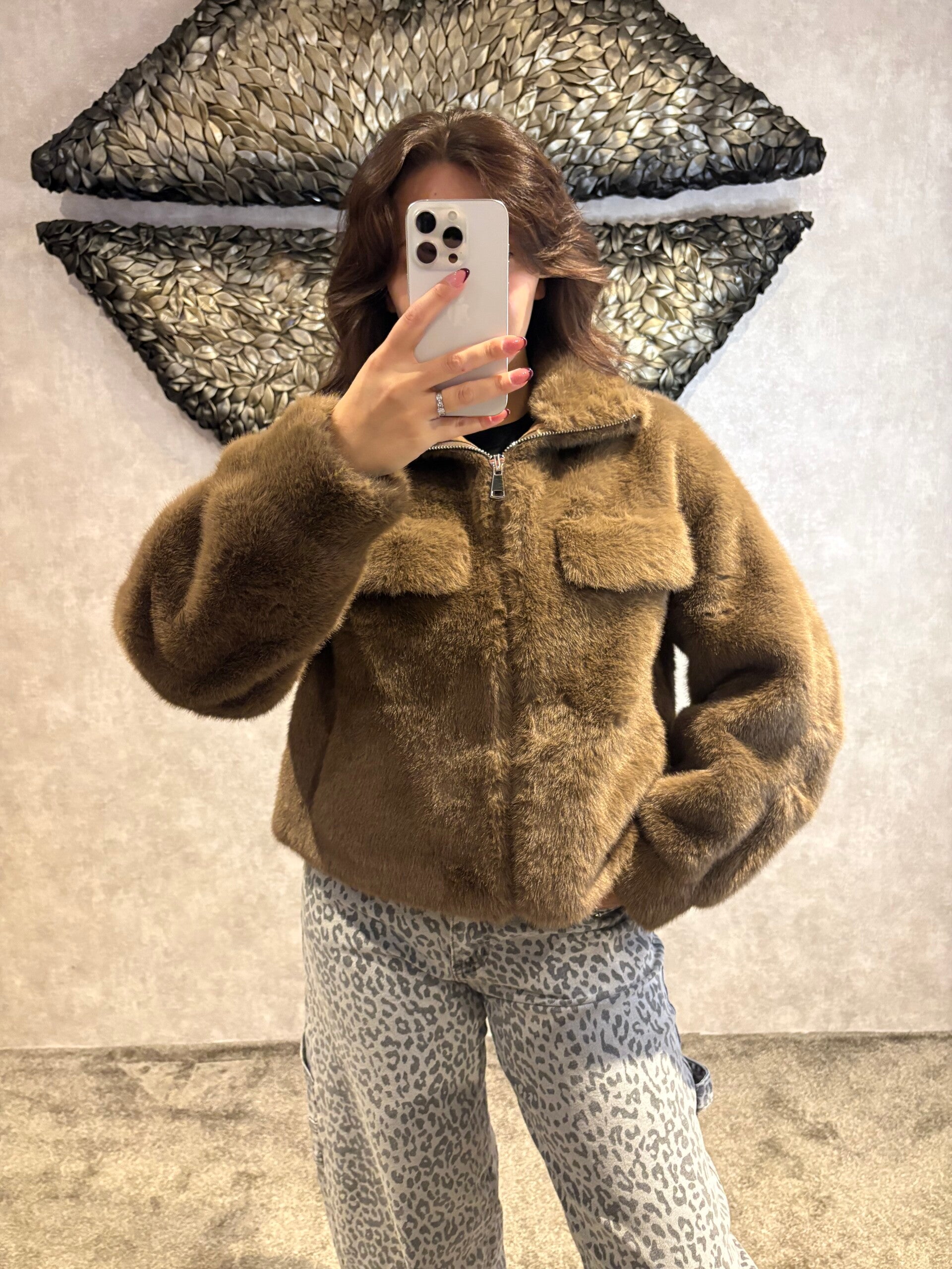 Faux Fur Jas