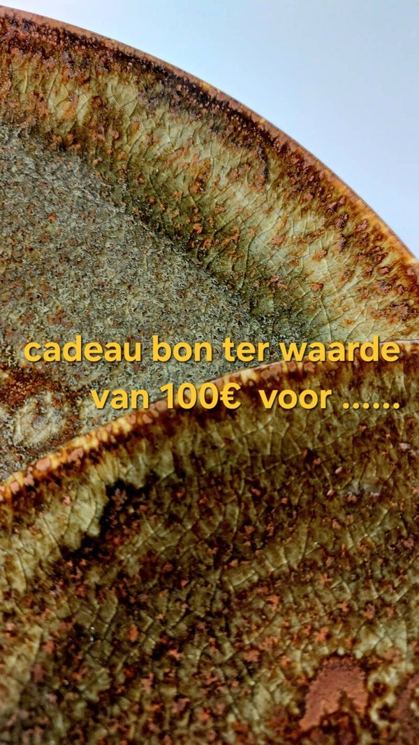cadeaubon ter waarde van 100€