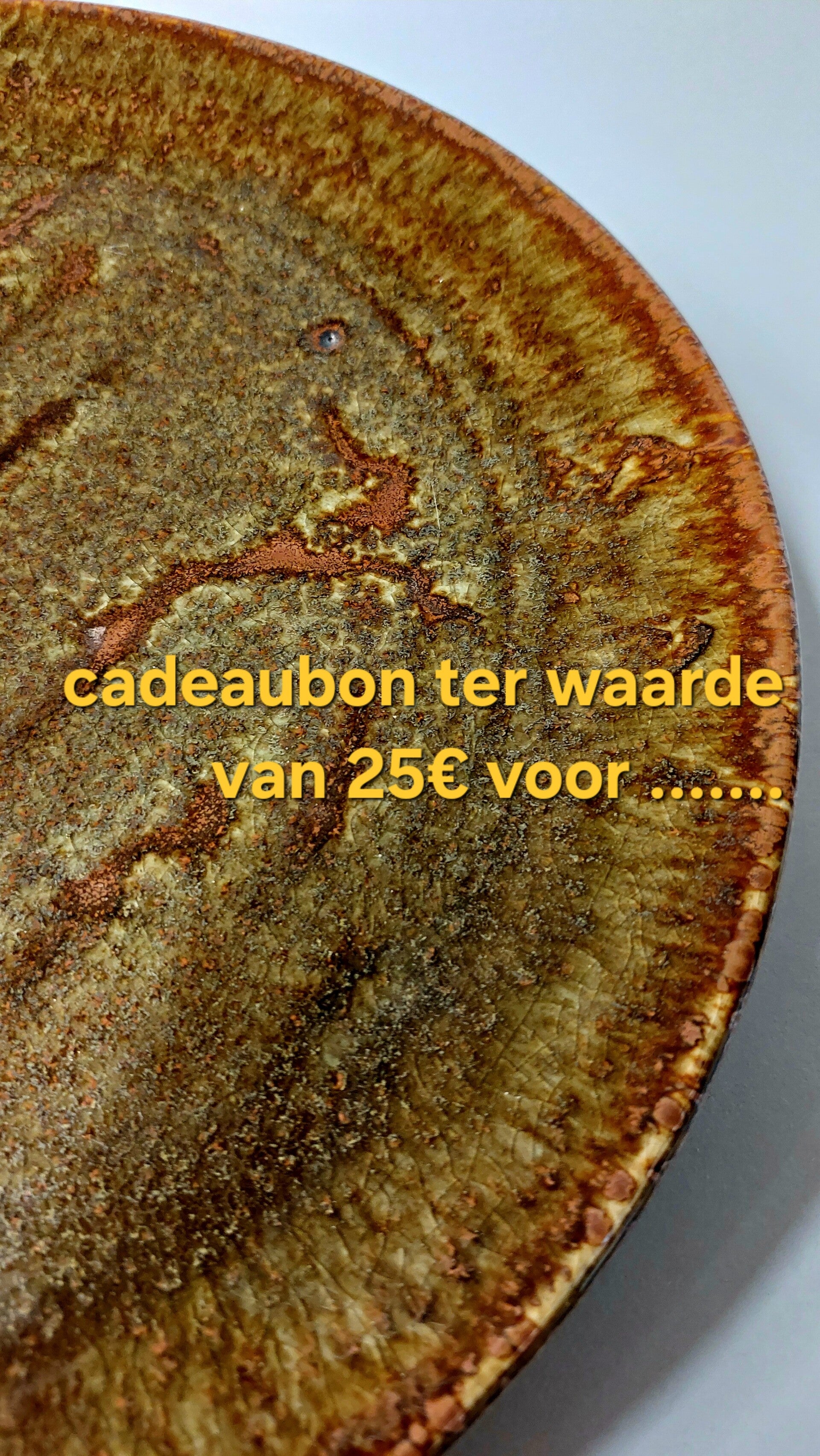 cadeaubon ter waarde van 25€