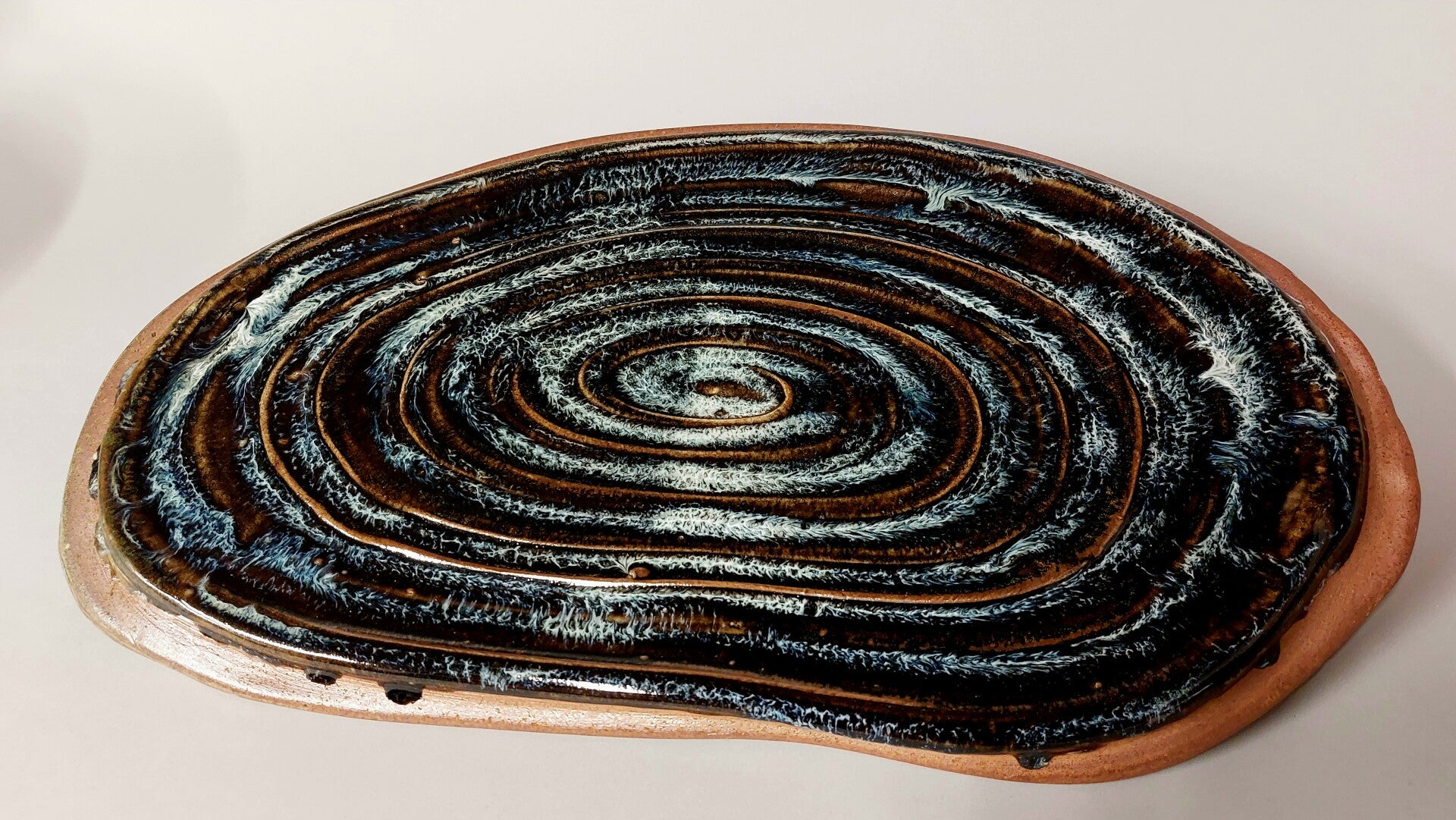 tapas/hapjes-schotel lavendel glazuur