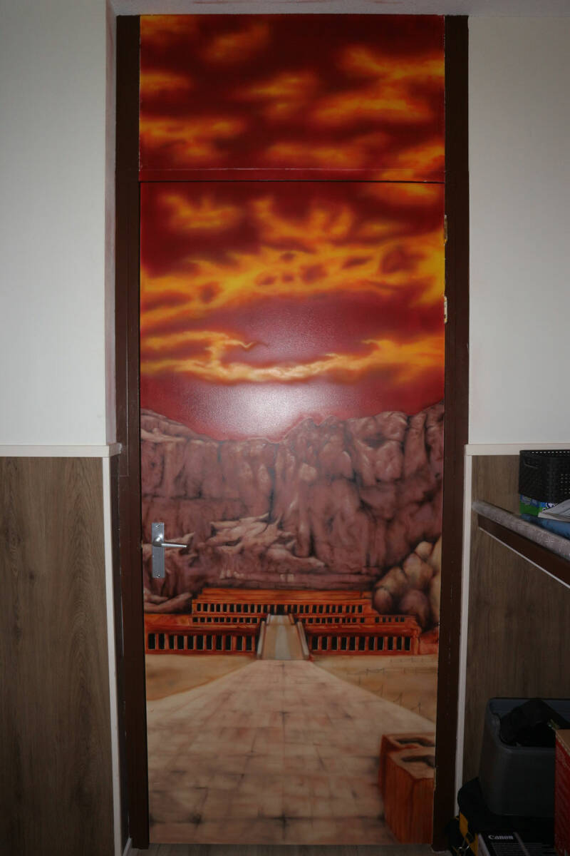 airbrush airbrushing art airbrush art den haag egypt landschap landscape