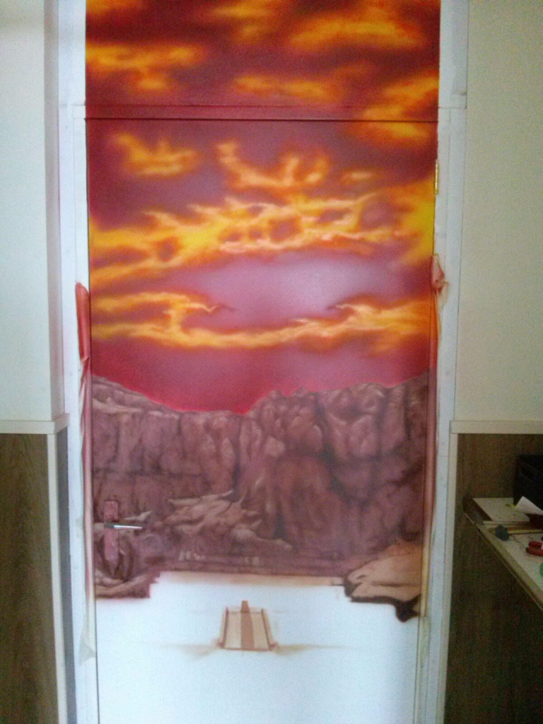 airbrush airbrushing art airbrush art den haag egypt landschap landscape