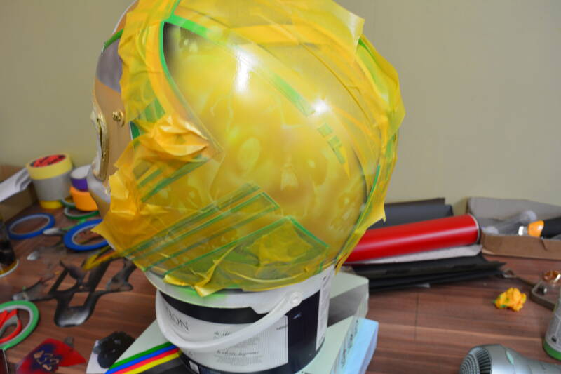 airbrush airbrushing art airbrush art den haag motorhelm custom karthelm