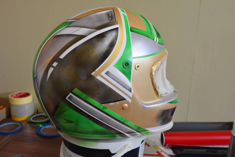 airbrush airbrushing art airbrush art den haag motorhelm custom karthelm