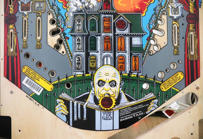 Bally The Addams Family Pinball Playfield