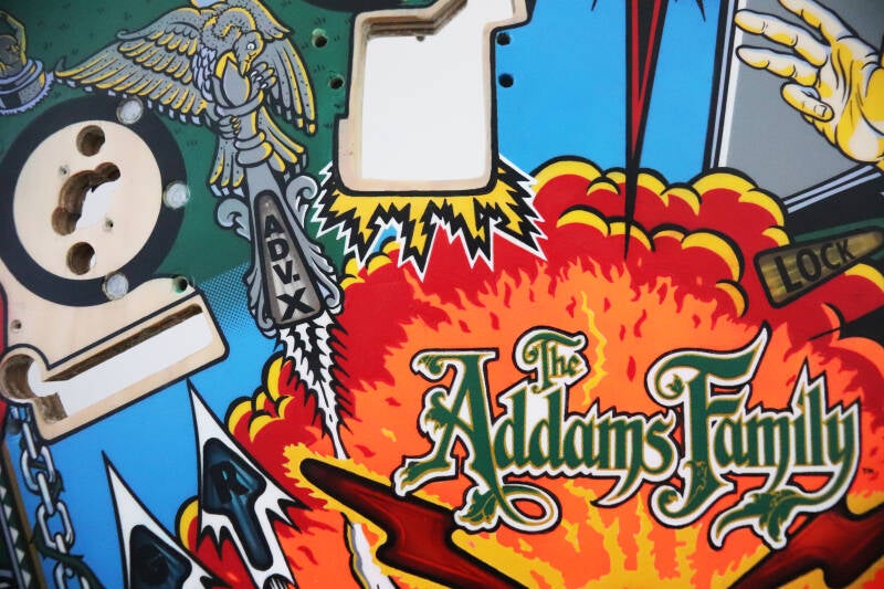 Bally The Addams Family Pinball Playfield