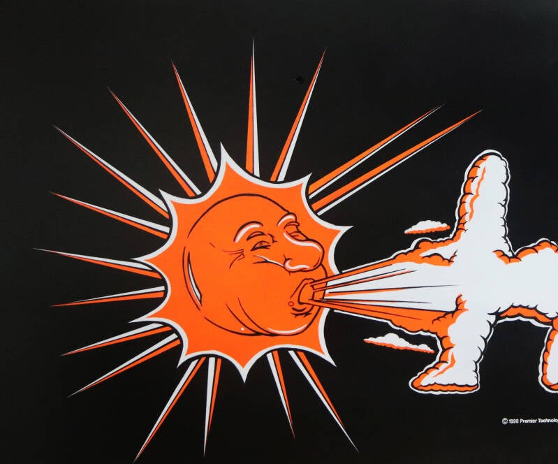 Gottlieb Hoops cabinet backbox kopkast restoration flipperspeelveld restauratie art airbrush airbrushing flipperkast reparatie