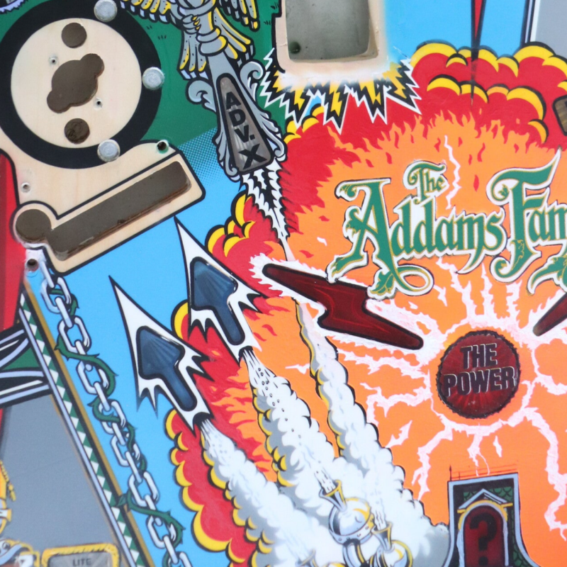 Bally The Addams Family Pinball Playfield