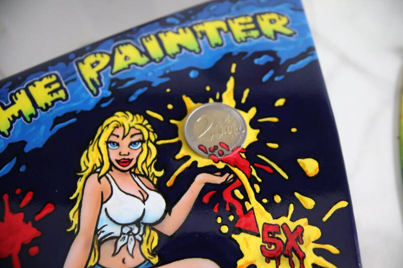 Custom Airbrushed Pinball Machine The Painter painting paint custom pinball