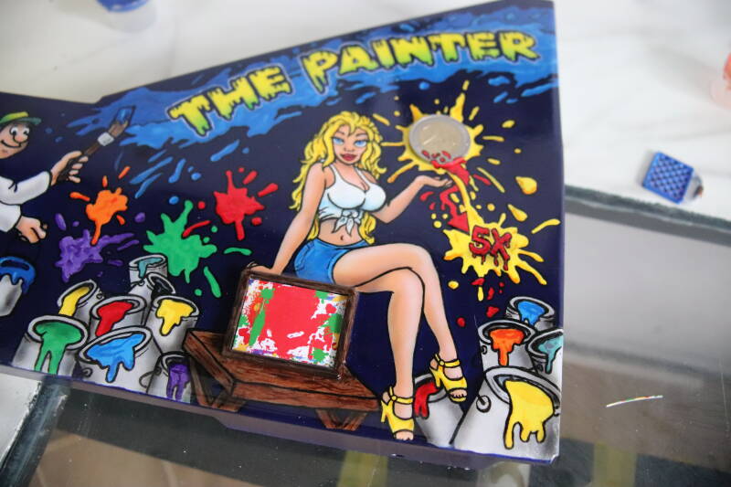 Custom Airbrushed Pinball Machine The Painter painting paint custom pinball