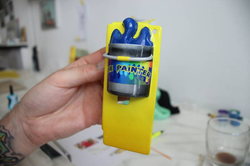 Custom Airbrushed Pinball Machine The Painter painting paint custom pinball