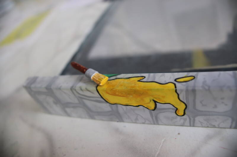 Custom Airbrushed Pinball Machine The Painter painting paint custom pinball