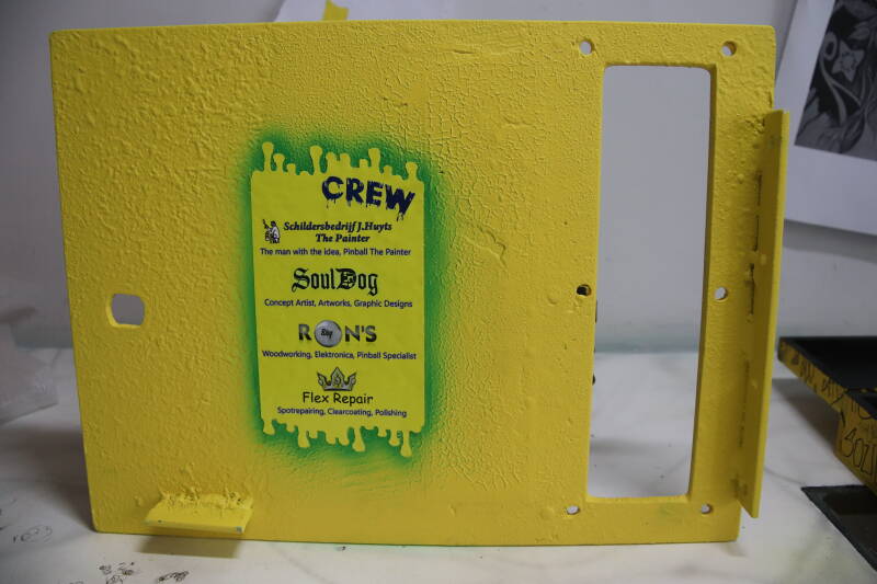 Custom Airbrushed Pinball Machine The Painter painting paint custom pinball