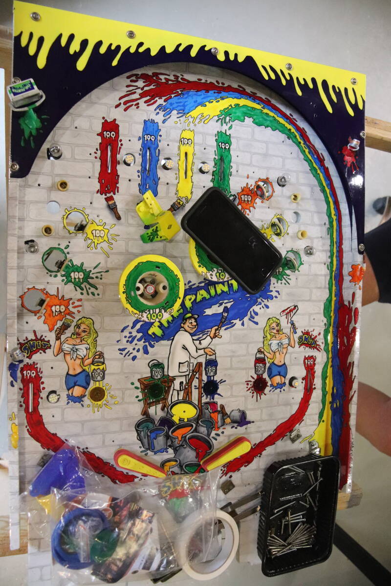 Custom Airbrushed Pinball Machine The Painter painting paint custom pinball