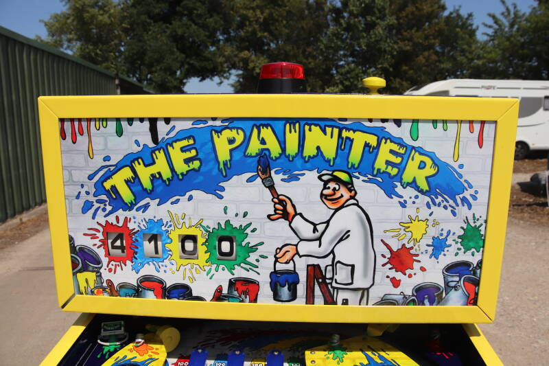 Custom Airbrushed Pinball Machine The Painter painting paint custom pinball