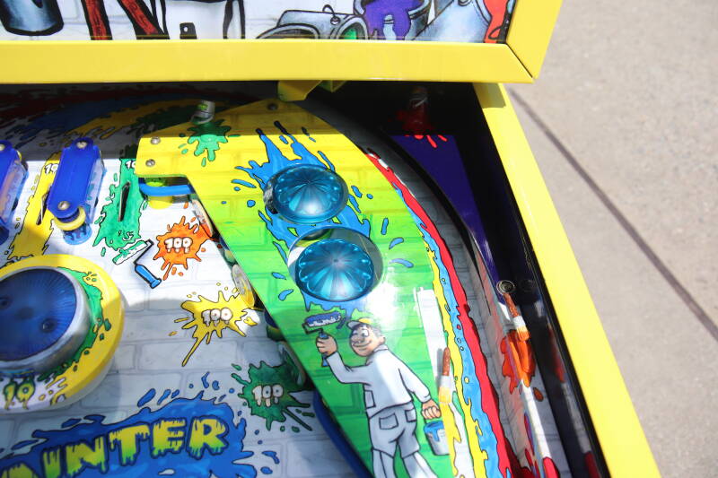 Custom Airbrushed Pinball Machine The Painter painting paint custom pinball