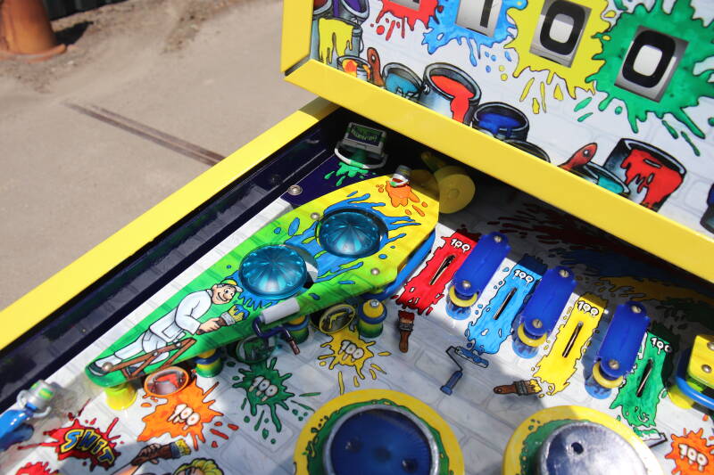 Custom Airbrushed Pinball Machine The Painter painting paint custom pinball