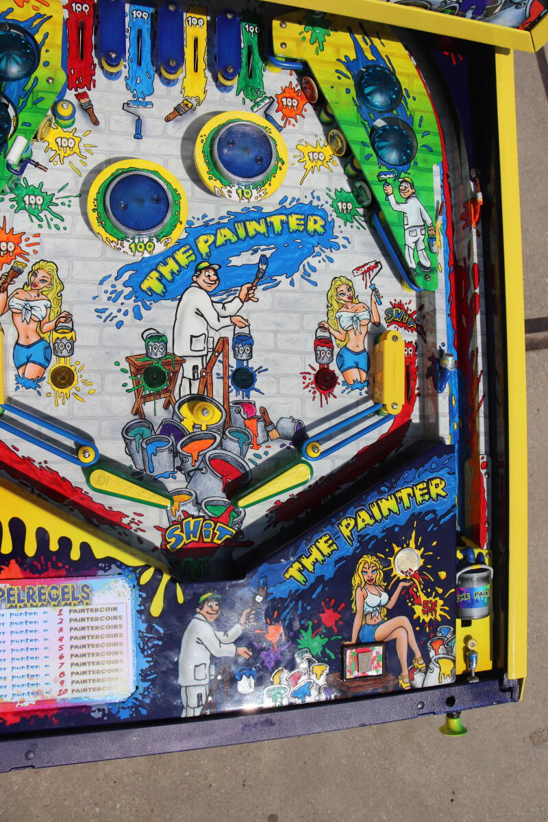 Custom Airbrushed Pinball Machine The Painter painting paint custom pinball