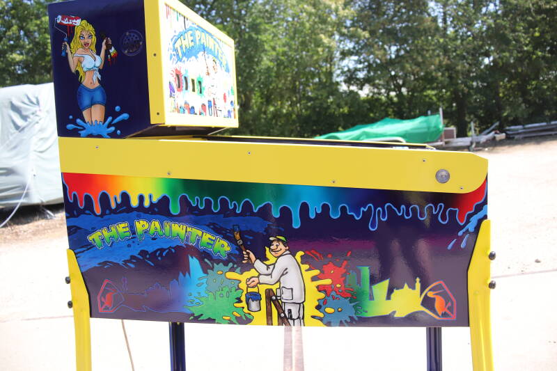 Custom Airbrushed Pinball Machine The Painter painting paint custom pinball