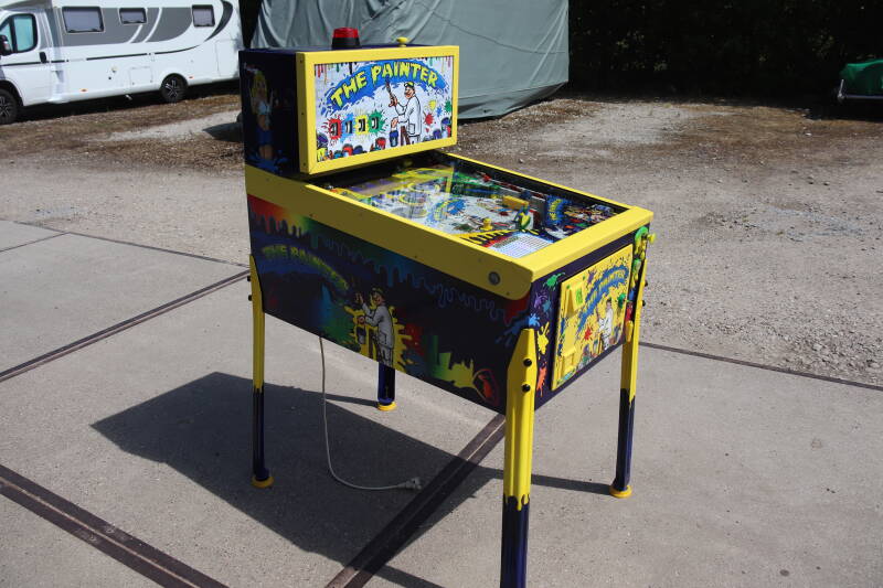Custom Airbrushed Pinball Machine The Painter painting paint custom pinball