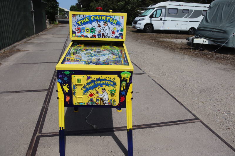 Custom Airbrushed Pinball Machine The Painter painting paint custom pinball