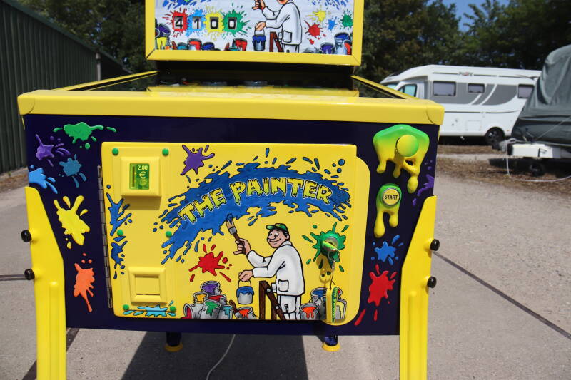 Custom Airbrushed Pinball Machine The Painter painting paint custom pinball