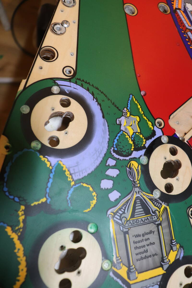 Bally The Addams Family Pinball Playfield
