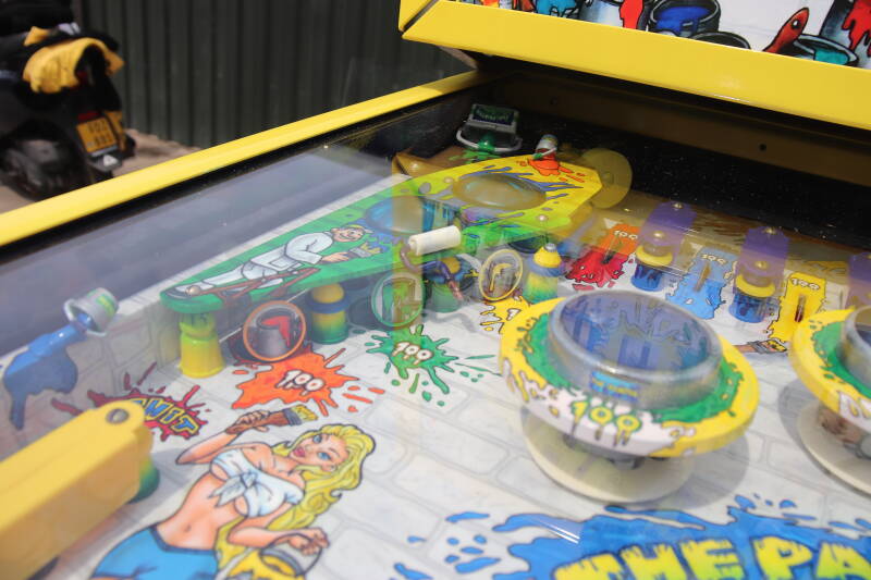Custom Airbrushed Pinball Machine The Painter painting paint custom pinball