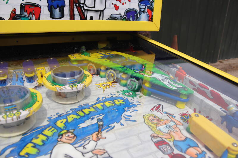 Custom Airbrushed Pinball Machine The Painter painting paint custom pinball
