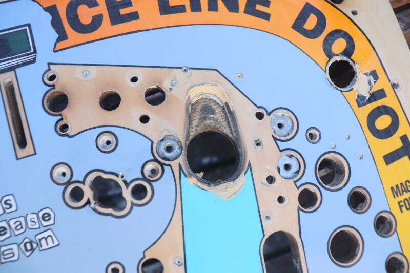 Williams Dirty Harry pinball playfield restoration