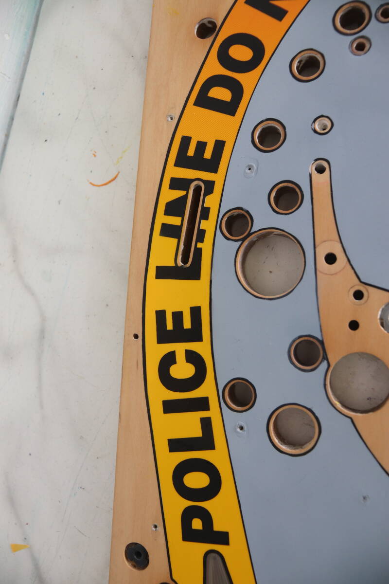 Williams Dirty Harry pinball playfield restoration