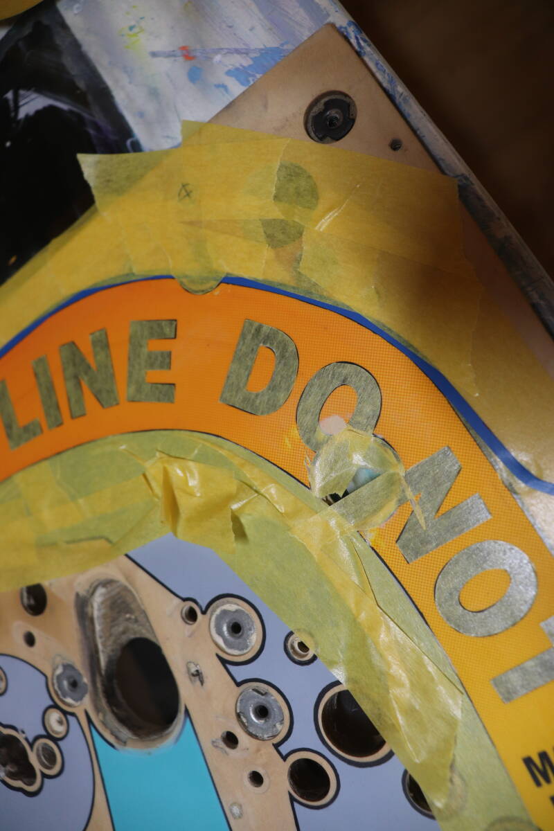 Williams Dirty Harry pinball playfield restoration