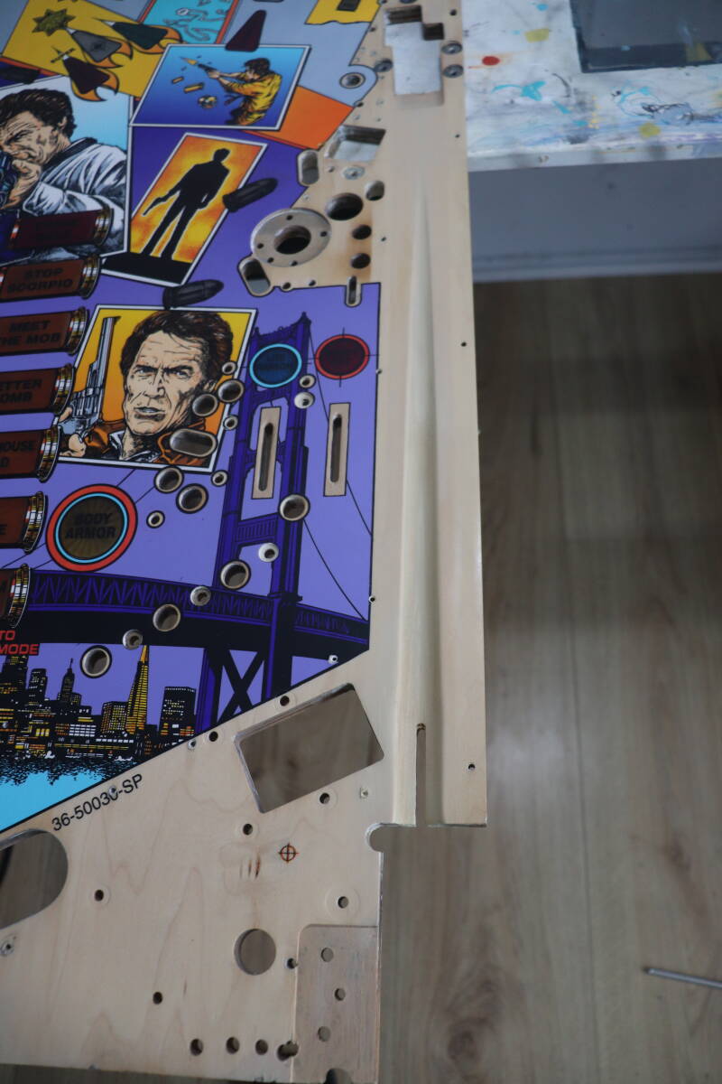 Williams Dirty Harry pinball playfield 