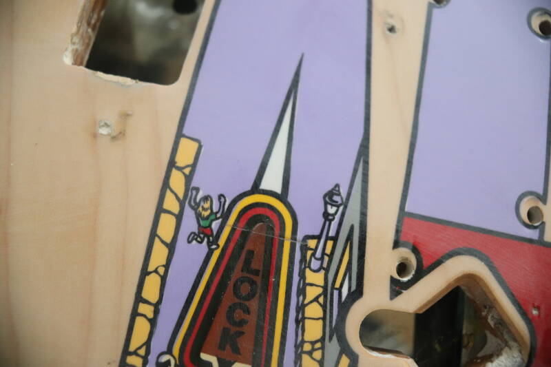 Bally Twilight Zone Playfield Restoration airbrush flipperspeelveld restauratie art airbrushing