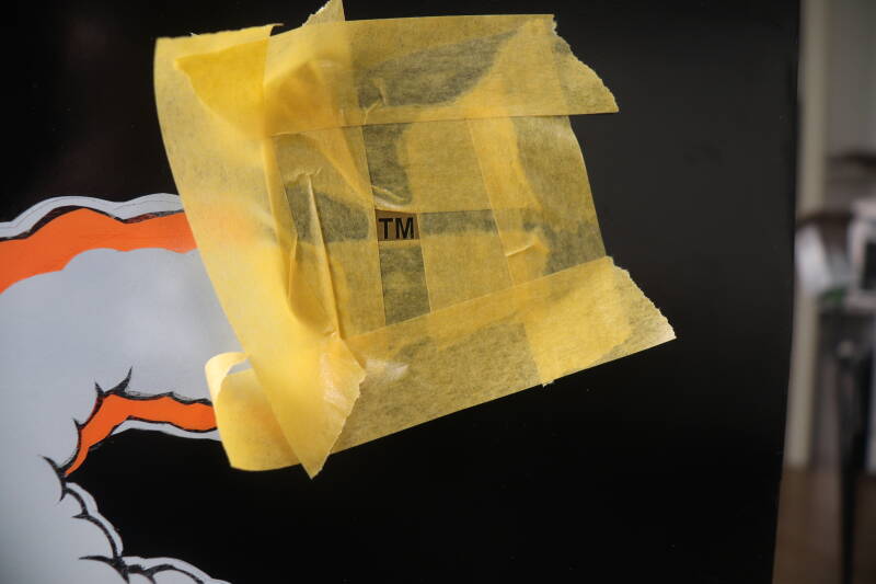 Gottlieb Hoops cabinet backbox kopkast restoration flipperspeelveld restauratie art airbrush airbrushing flipperkast reparatie