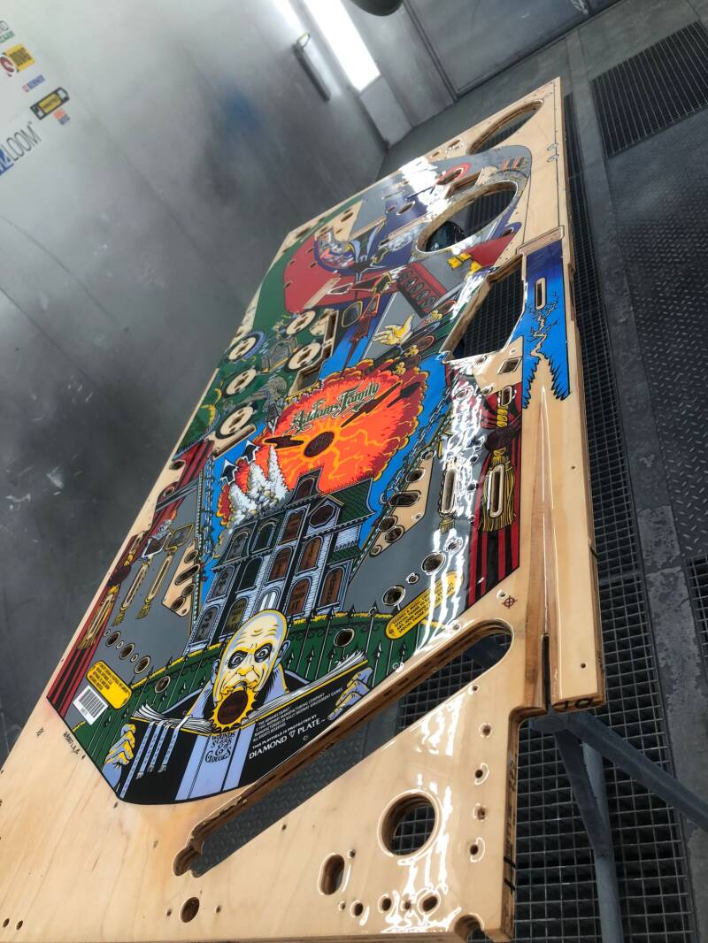 Bally The Addams Family Pinball Playfield