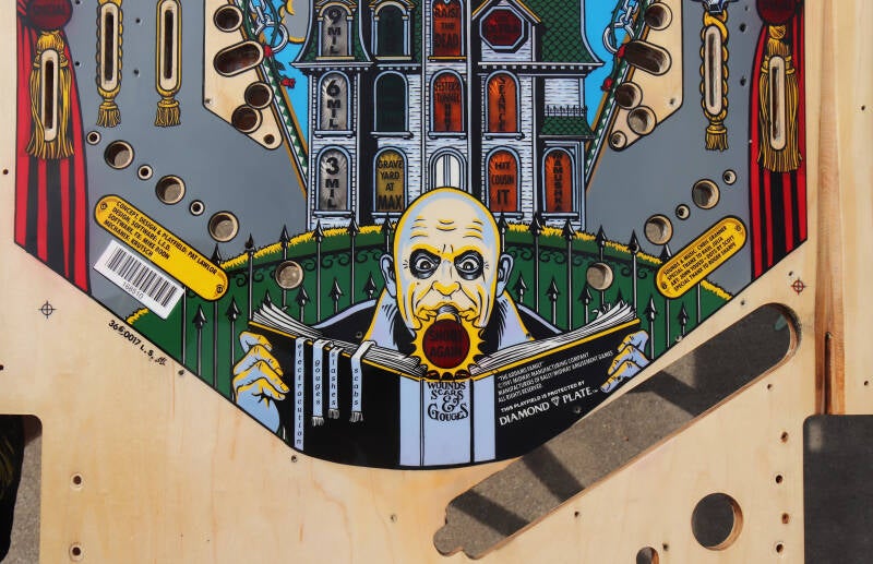 Bally The Addams Family Pinball Playfield