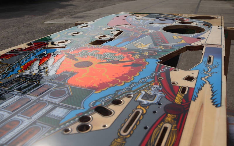 Bally The Addams Family Pinball Playfield