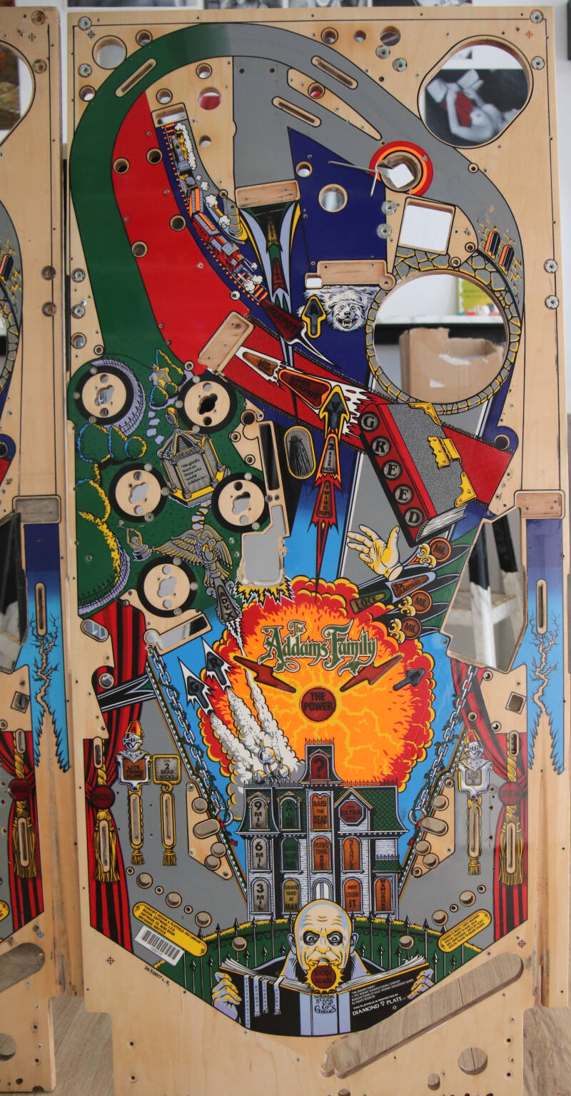 Bally The Addams Family Playfield