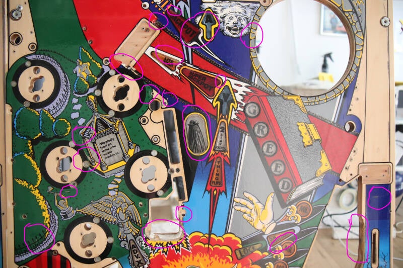 Bally The Addams Family Playfield