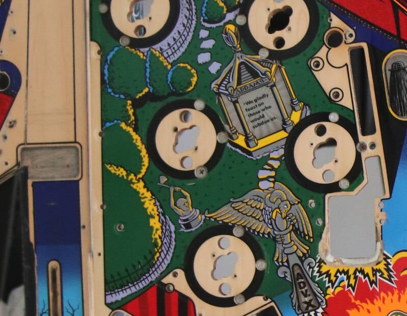Bally The Addams Family Playfield